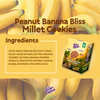 The Bettr Choice Peanut Banana Bliss Millet Cookies - Healthy Snacks for Kids, No Refined Sugar