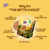 The Bettr Choice Peanut Banana Bliss Millet Cookies - Healthy Snacks for Kids, No Refined Sugar